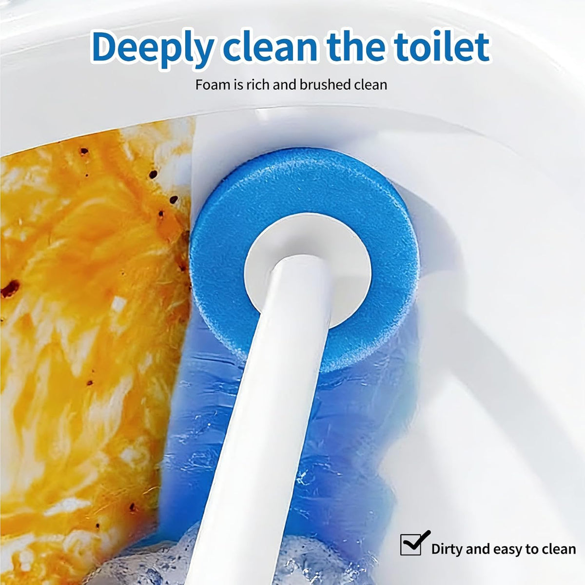 Freshness in One Click:  Disposable Toilet Scrubber Kit