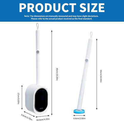 Freshness in One Click:  Disposable Toilet Scrubber Kit