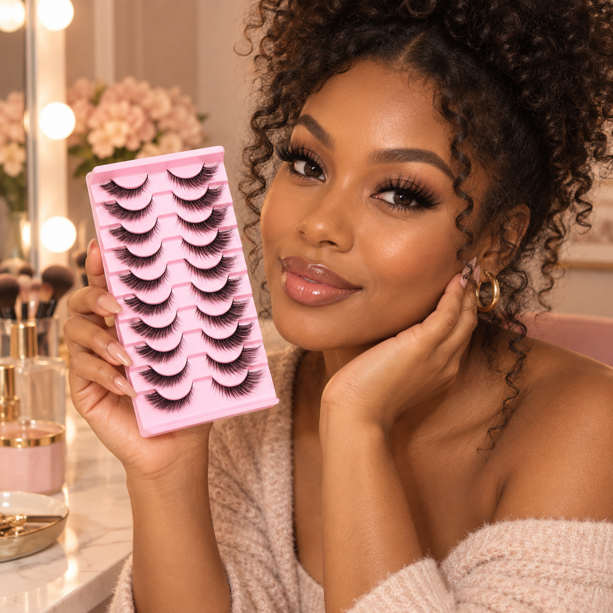 Natural Wispy False Eyelashes