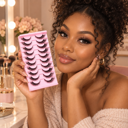 Natural Wispy False Eyelashes