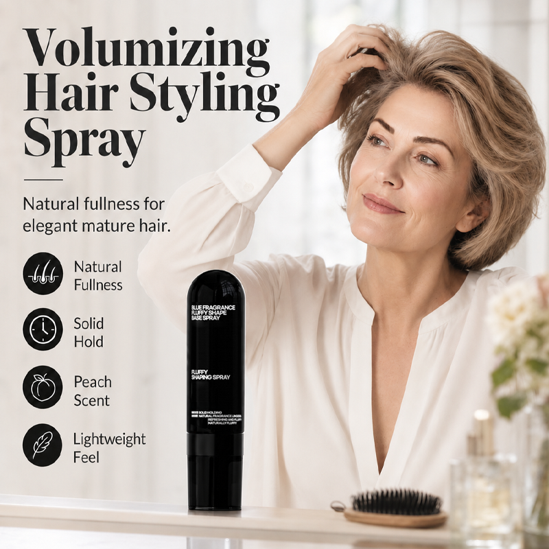 💁 Peach-Scented Volumizing Styling Spray — All-Day Hold🔥